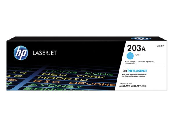 Original HP CF541A / 203A Toner Cyan