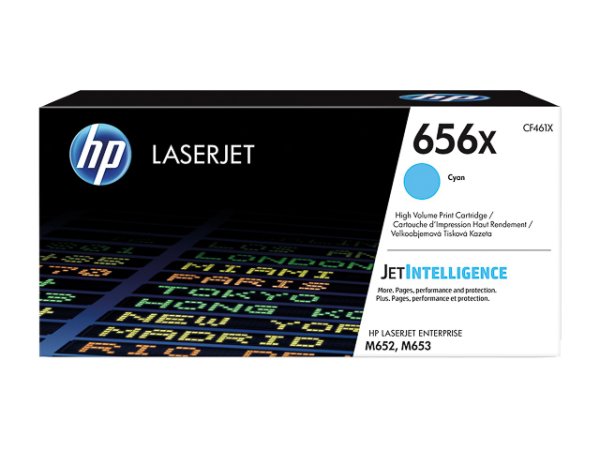 Original HP CF461X / 656X Toner Cyan